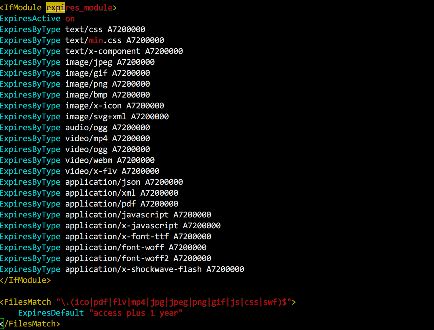 Apache httpd 2.4 反向代理 開啟緩存
