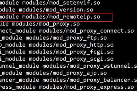 Apache httpd 通過mod_remoteip模塊來獲取CDN或者負載均衡設備轉發后的用戶真實IP