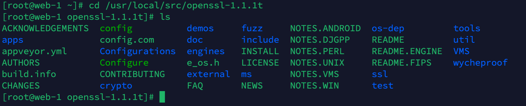 RHEL 6.7 升級openssl到1.1.1t